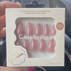 Anthropologie Pink Almond Nails Kit